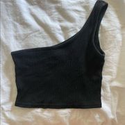 One Shoulder Crop Top