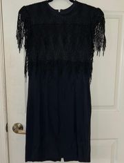 Vintage  Collections Lace Overlay Shift Dress