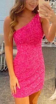 Hot Pink  Dress