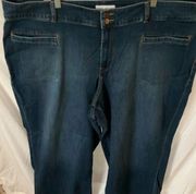 Lane Bryant: Flex Magic Waistband~ signature fit~ High-Rise Wide Leg jeans- 26