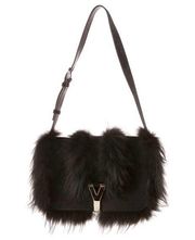 Yves Saint Laurent YSL Fox Fur Chyc Flap Bag