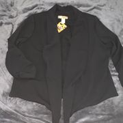 Hybrid & Company women’s casual work office black blazer NWT size one X