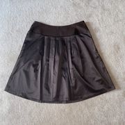 Chadwicks Brown Satiny A-Line Career Casual Skirt 10