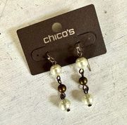 Chicos faux pearl Arlana drop earrings