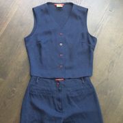 Esprit Vintage Vest and Pants Set