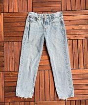 J.Crew Slouchy Boyfriend Straight Leg Jean Light Wash 24 Petite