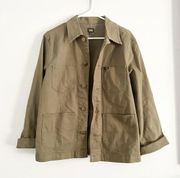 Lee Jeans Army Green Utility Jean Jacket