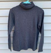 size S Wool Cashmere Blend Turtleneck Sweater