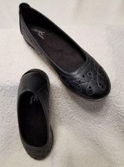 EASY STREET Black Comfort Wave Loafers ALFIE Flats Shoes Size 6.5 M