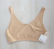 NWT PROCLAIM everyday Ada nude stretch cotton bra bralette lounge everyday 3XL