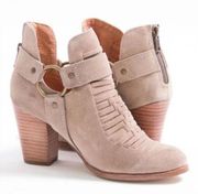 Anthropologie Seychelles Western Suede Bootie