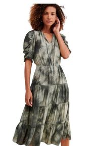 Current Air Misty tie dye midi dress Sz S