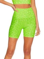 Beach Riot Hi-rise Bike Shorts Neon Green XS