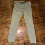 AG Adriano Goldschmied AG Adriano Goldshmeid khaki green The Prima 30 pants