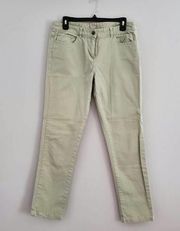 Brooks Brothers Women's Green 1818 Straight Jeans 10