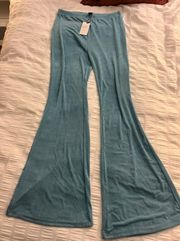 Blue Flare Pants