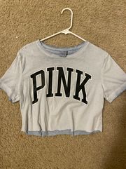 Pink Cropped T-shirt