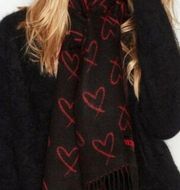 Victoria’s Secret Hearted Woven Scarf