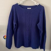 ☺️Nautica Women's Chunky Cable Knit Sweater☺️ ~XL