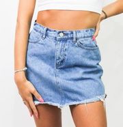 Denim Mini Skirt