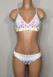 New. BAR III metallic starburst bikini set.