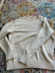 Brandy Melville Tan / Cream Sweater