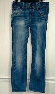 Hudson Made in the USA Denim Straight Leg Denim Sample Jeans Size 27