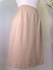 NWT Vintage ‘90s CC Courtenay Tan Wool Skirt