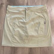 Columbia Omni-Shield Tan Nylon Stretch Hiking Active Skirt Size 10