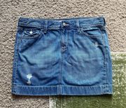 Jean Mini Skirt