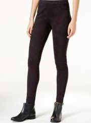 Sanctuary Grease Faux Suede Leggings in Black