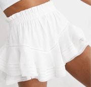 White Ruffle Skirt