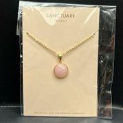 New! Sanctuary Project Pink Rose Serenity Necklace