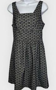 FINAL PRICE The  Limited White With Black Print Open Knit Dress EUC Size 2