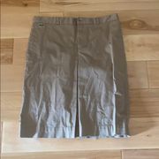 LIKE NEW Lacoste Skirt khaki color