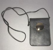 Crossbody Purse by Tic Tok Gunmetal Gray w/ Gold Details NWT - GREAT GIFT IDEA