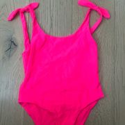 Showpo Pink One Piece Bathing Suit