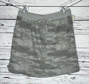 Maurices NWT Size 0X Gray Camouflage Terry Cloth Knit Pull-On Skirt