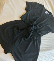 Black Cutout Romper