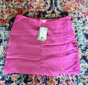 Hot Pink Mini Skirt