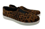 Alegria Posy Leopard Slip On Sneakers Women's Size 38 US 8-8.5 Faux Suede