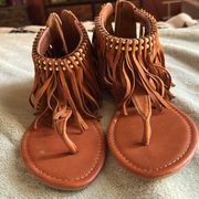 Fringe Sandals NWOT 🔥