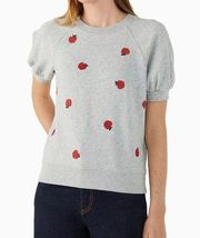 NWT Kate Spade Apple-embroidered Pullover size XS