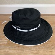 Panama Jack Black Crush-able bucket Bucket Sun Hat