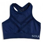 Soulcycle Top Sports Bra Navy Blue XS Excellent Condition Great Excerise Top