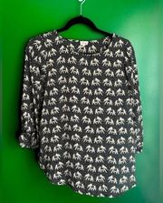 Pixley Stitch Fix Elephant Blouse Dress Top Size S Small EUC