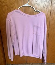 Oversized Pink Long Sleeve Shirt