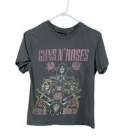 Guns N’ Roses Gray Band Tee size XXS