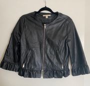 Faux Leather Jacket