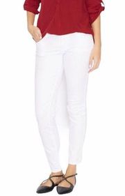 Timing Skinny Ankle Style Jeans Solid White Women’s Size Medium